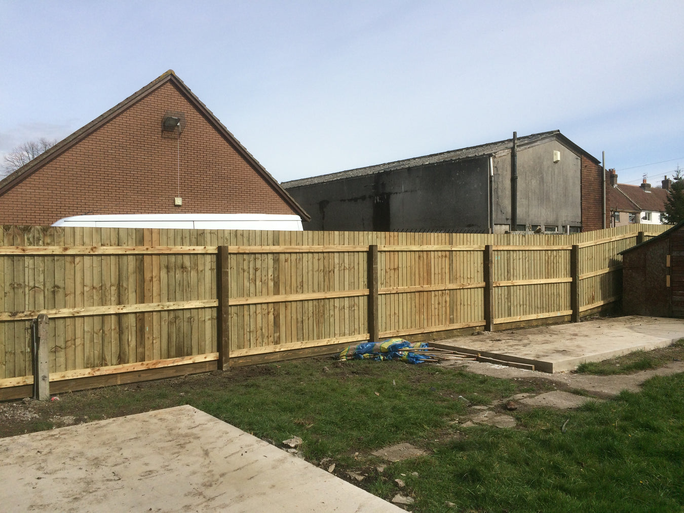 Image of a fence installed and supplied in bristol byheritage sheds and fencing