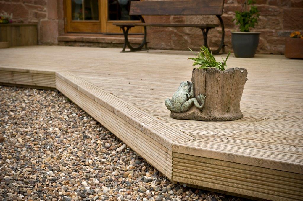 Close-Up View of Quality Garden Decking | Top Decking Supplies and Installation in Bristol